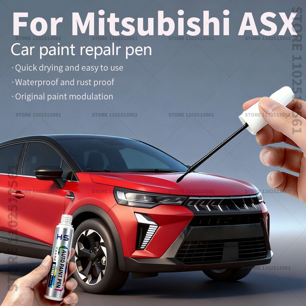 Car Scratch Remover Pen - Untuk Mitsubishi ASX Pena Perbaikan Cat