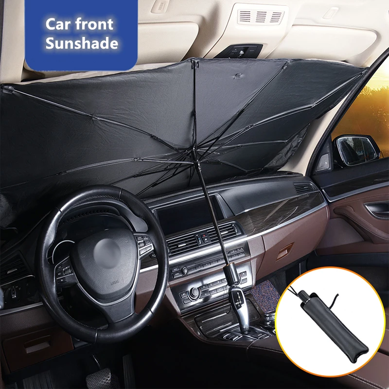 Windshield Sun Shade - Kaca Depan Mobil Pelindung Matahari Multifungsi,