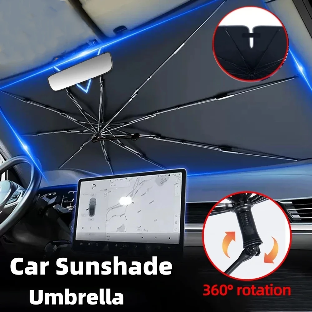 Windshield Sun Shade - Kaca Depan Mobil Pelindung Panas Insulasi
