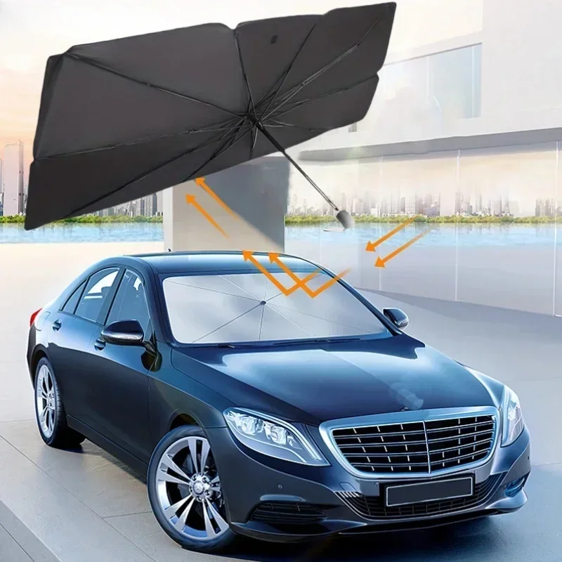 Windshield Sun Shade - Penutup Matahari Mobil, Aksesoris Mobil Penutup