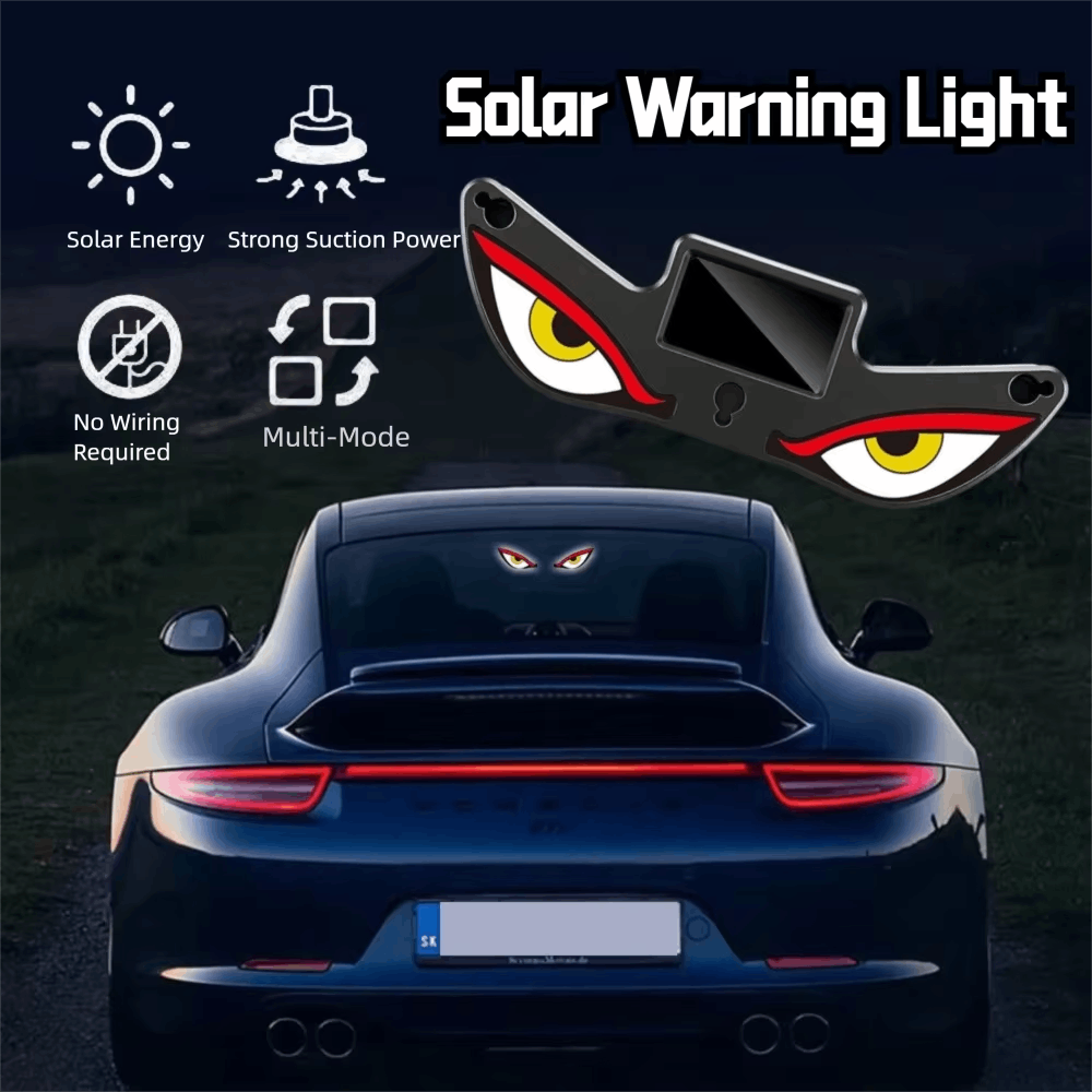 Car Accessories Evil Eye - Lampu Interior Mobil LED Nirkabel Tenaga