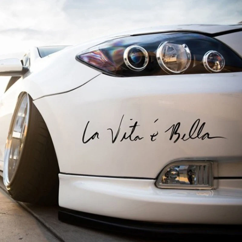 Car Accessories Evil Eye - Stiker Mobil Indah Kehidupan La Vita