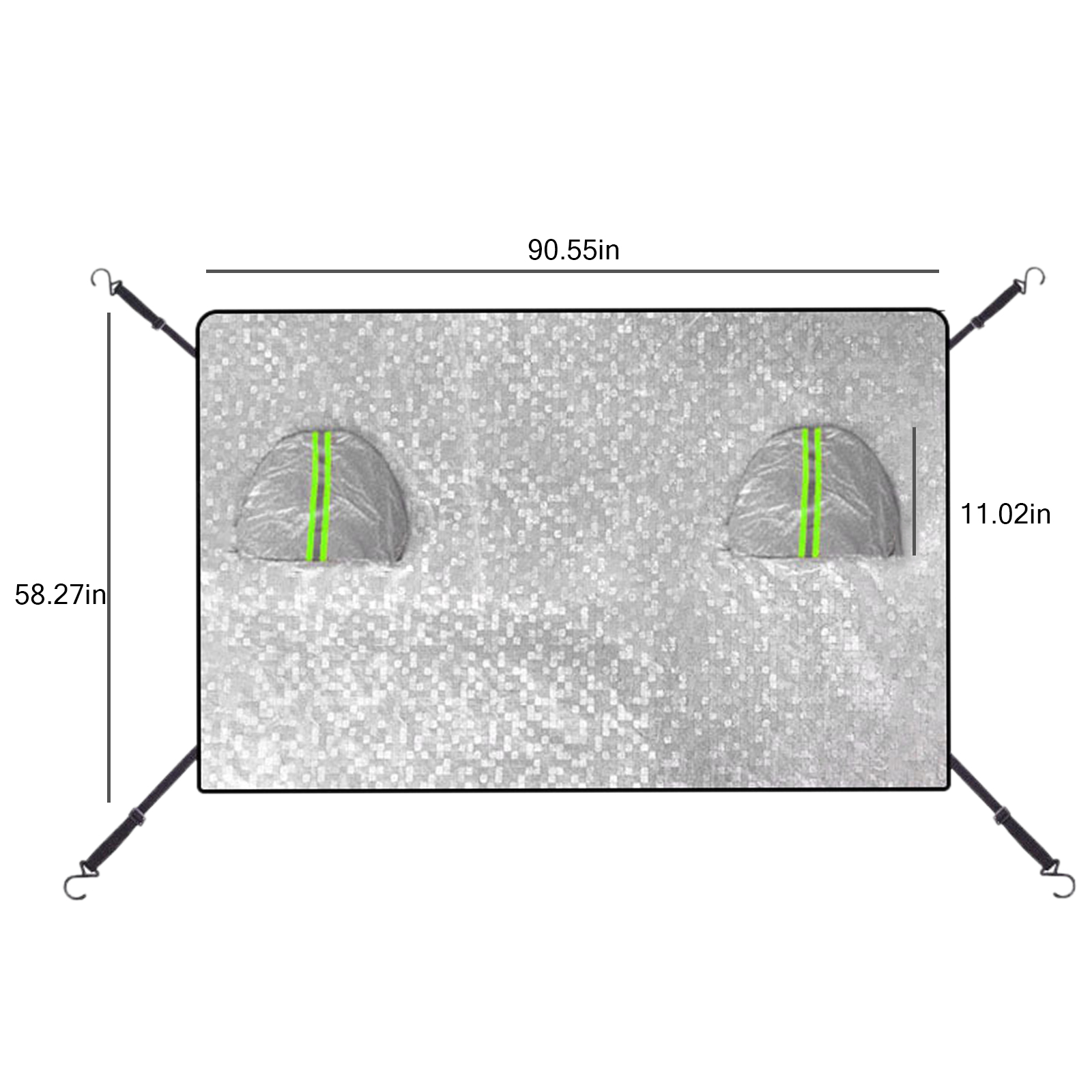 Windshield Sun Shade - Penutup Batang Reflektif Kaca Depan Mobil