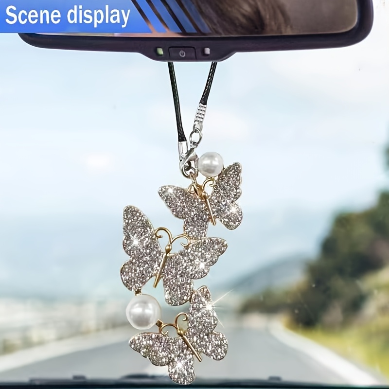 Car Accessories Evil Eye - Hiasan Gantungan Mobil Bentuk Kupu-kupu, Ornamen