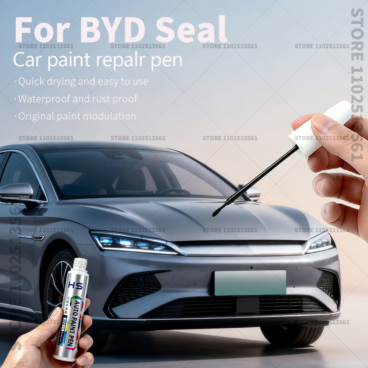 Car Scratch Remover Pen - Pena Perbaikan Cat Mobil Untuk BYD