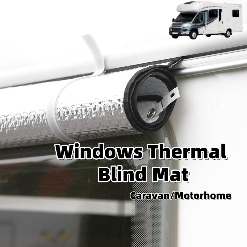 Windshield Sun Shade - Penutup Kaca Depan RV, Tirai Penahan