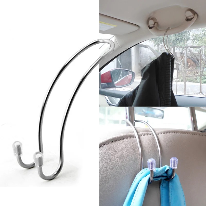 Car Accessories Hanging - 2pc/set Gantungan Kursi Mobil Logam Penyangga