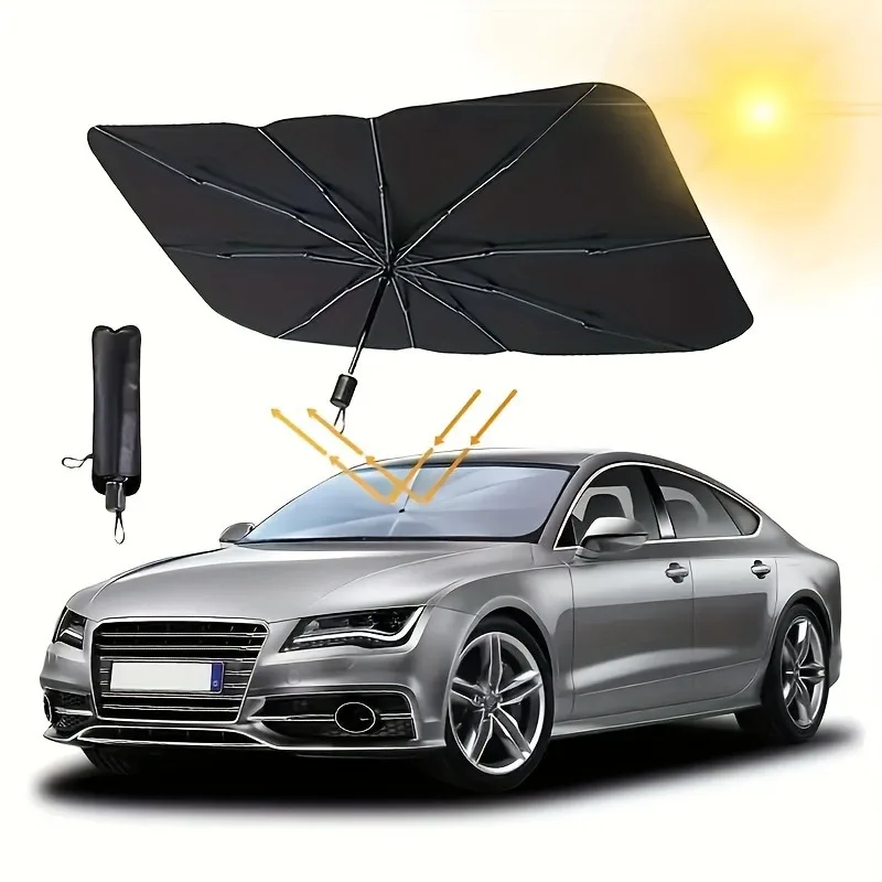 Windshield Sun Shade - Pelindung Matahari Mobil, Parasol, Penutup Kaca