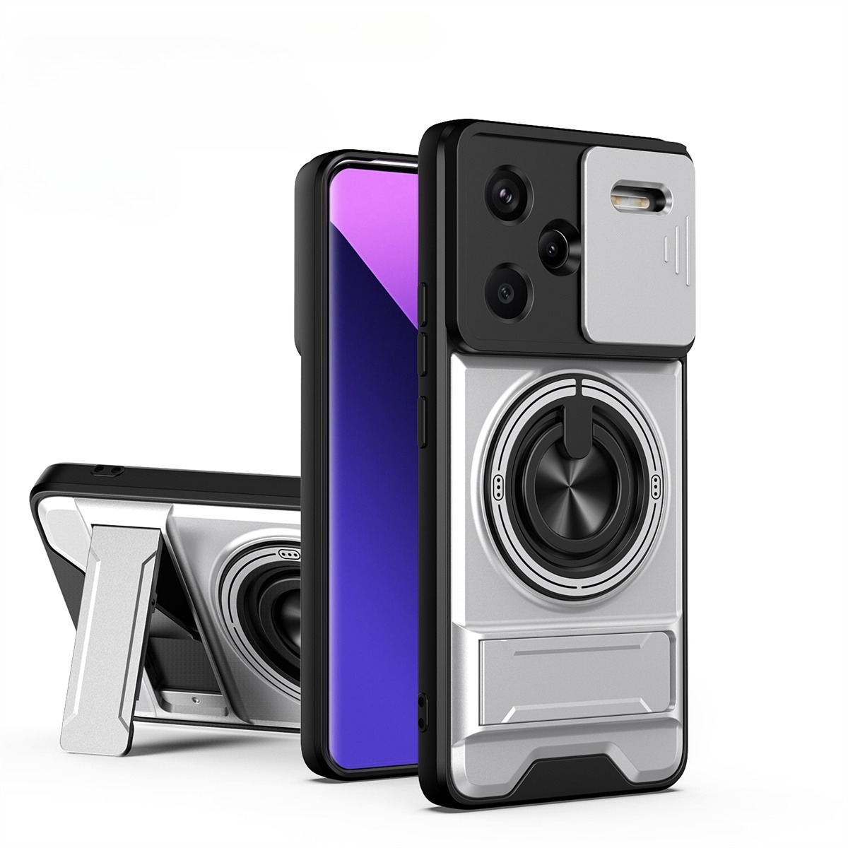 Car Phone Holder Magnetic - Casing Ponsel Lensa Geser untuk Xiaomi