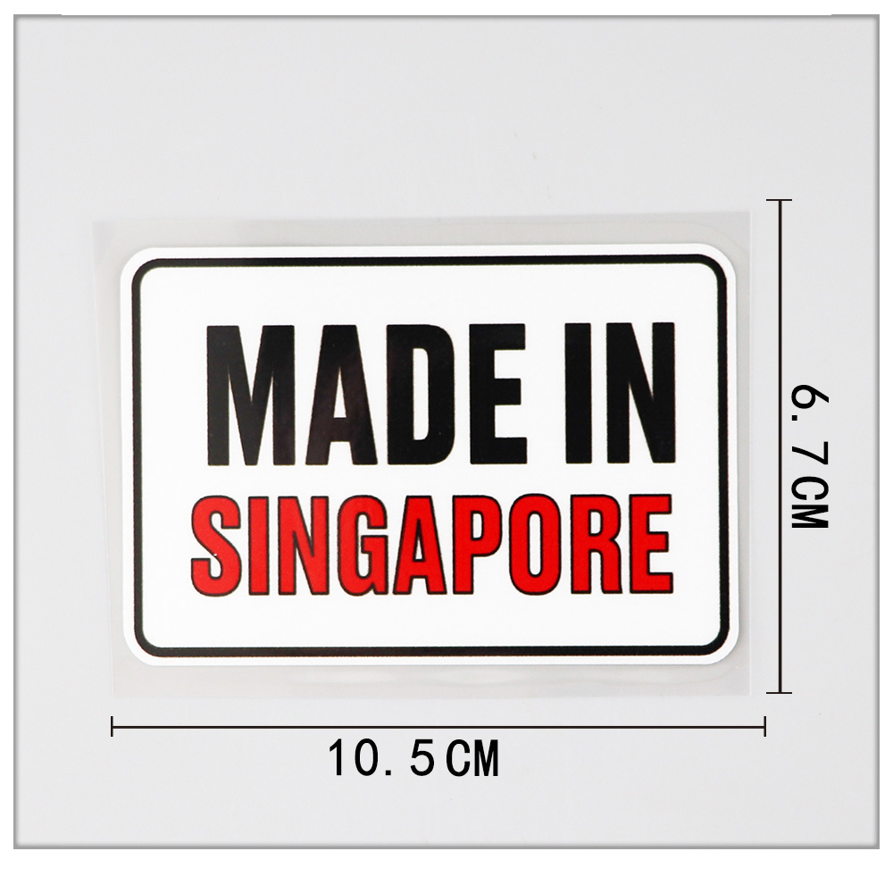 Car Accessories Singapore - Stiker mobil buatan Singapura, aksesori dekoratif
