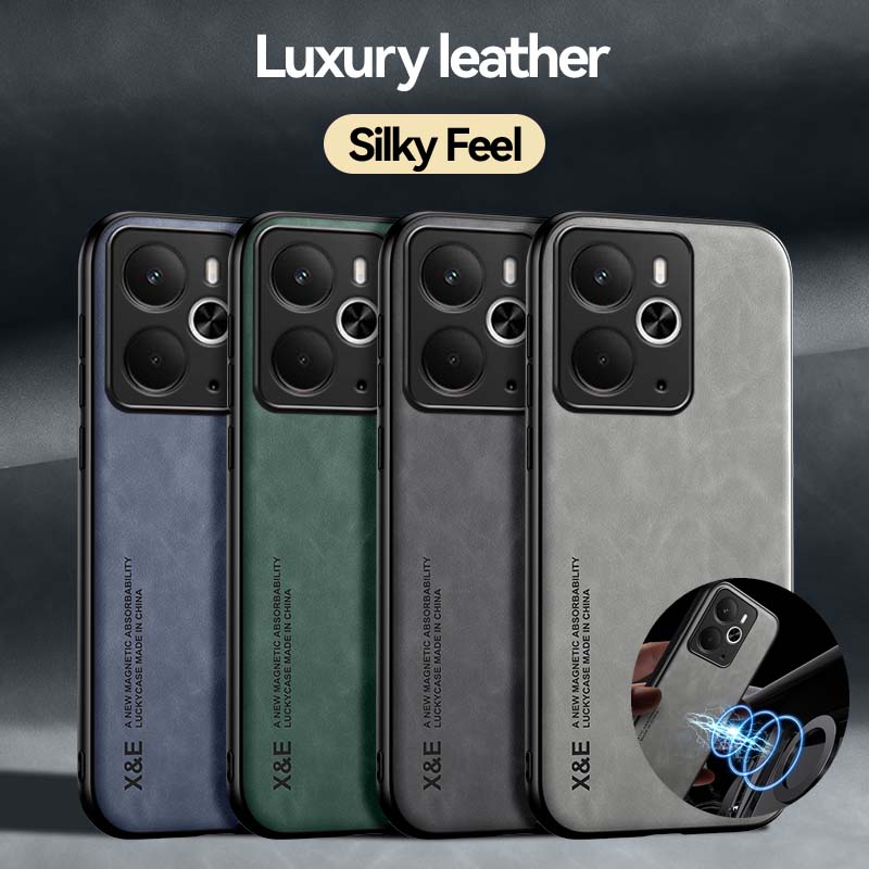 Car Phone Holder Magnetic - Casing Mewah Tahan Benturan untuk Realme