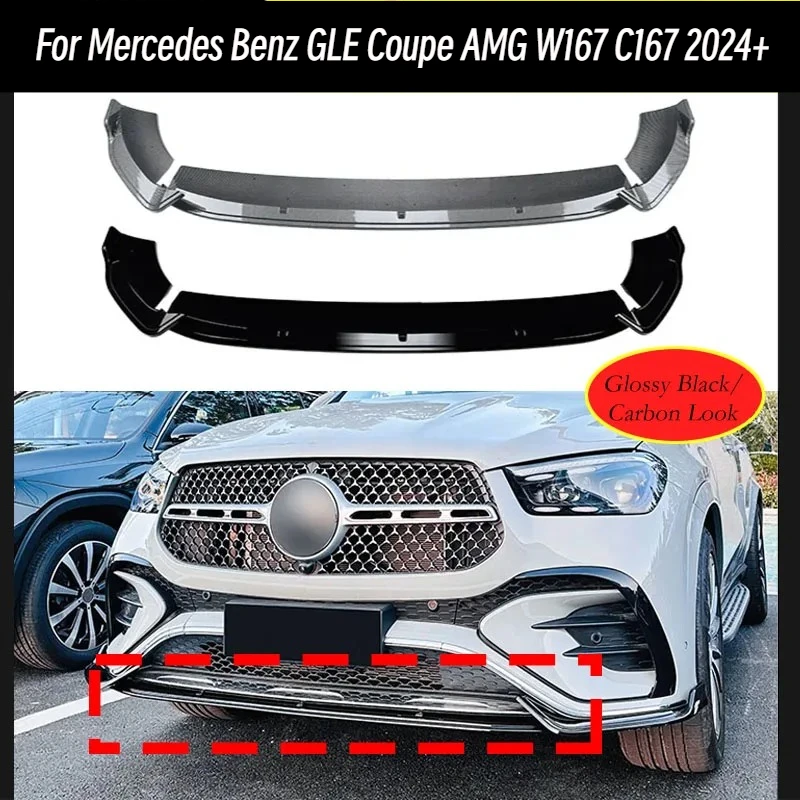 Bumper Guard Protector - Lip Bumper Depan untuk Mercedes-Benz GLE