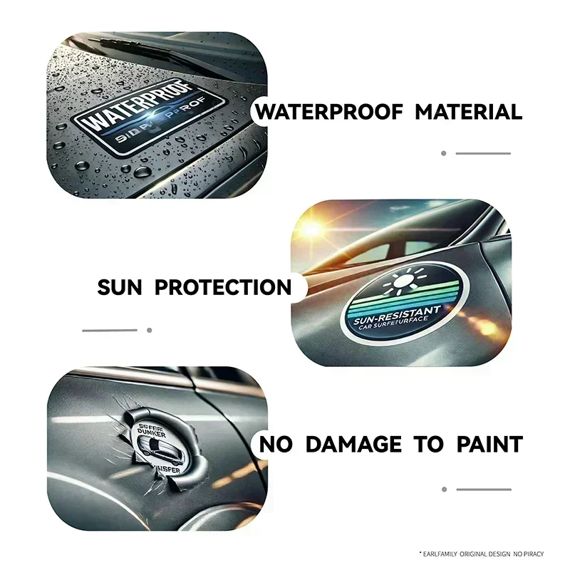 EARLFAMILY Stiker Mobil Singa  - Car Accessories Singapore ulasan dan harga