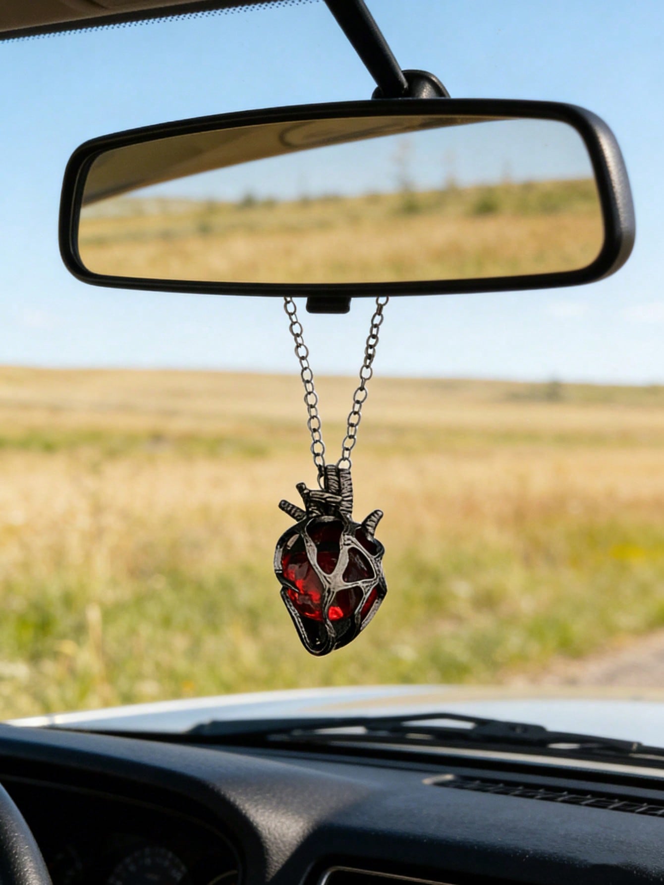 Liontin Mobil Bentuk Hati Anat - Car Accessories Evil Eye ulasan dan harga