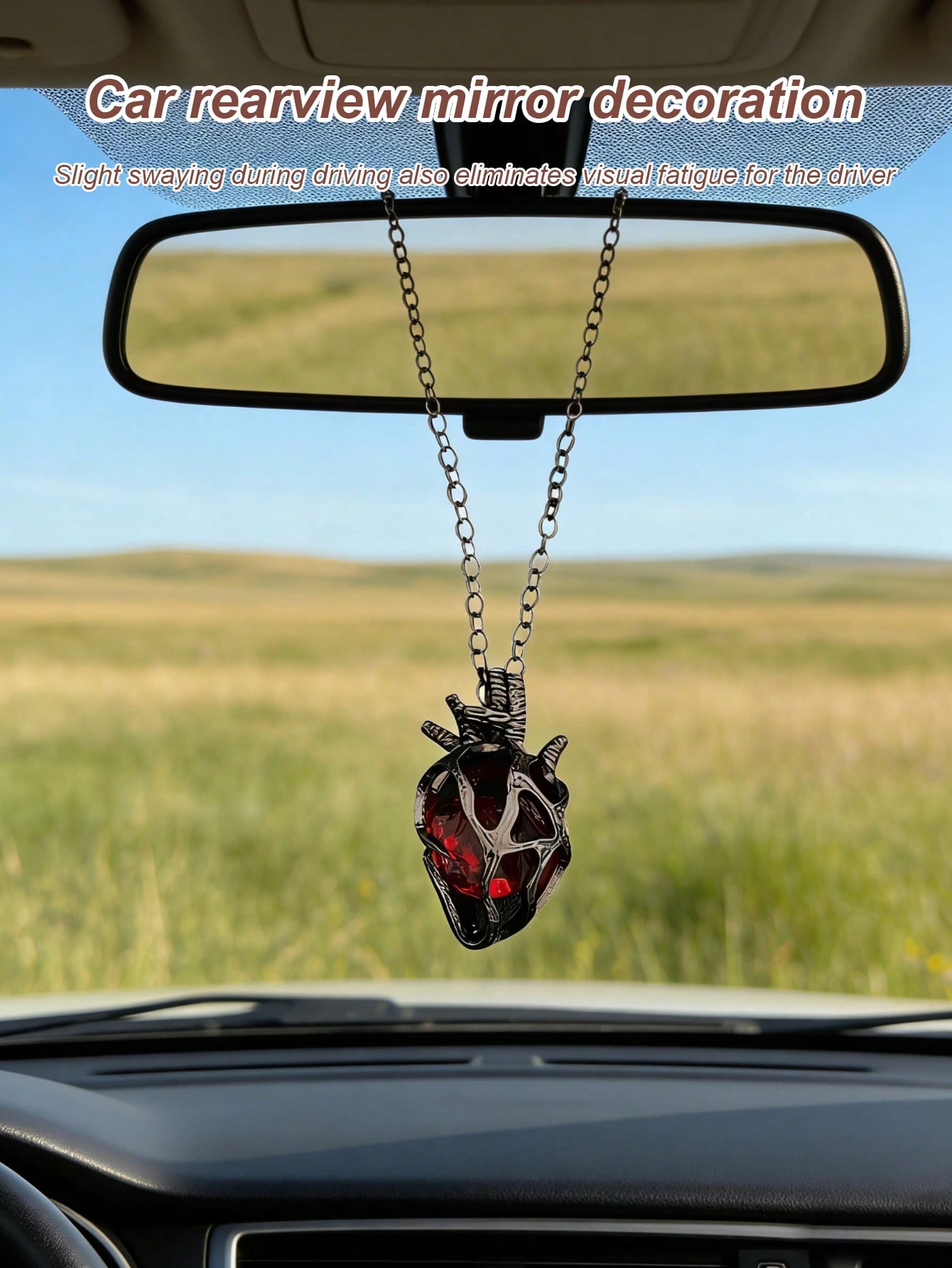 Liontin Mobil Bentuk Hati Anat - Car Accessories Evil Eye ulasan dan harga