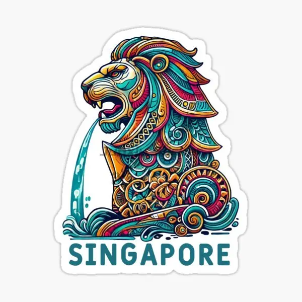 Singapura SIN Bendera Peta Mer - Car Accessories Singapore ulasan dan harga