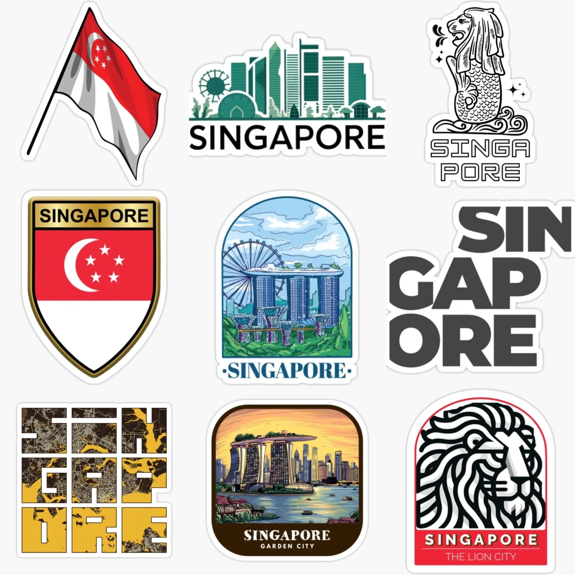 Stiker Kreatif Pemandangan Mer - Car Accessories Singapore ulasan dan harga