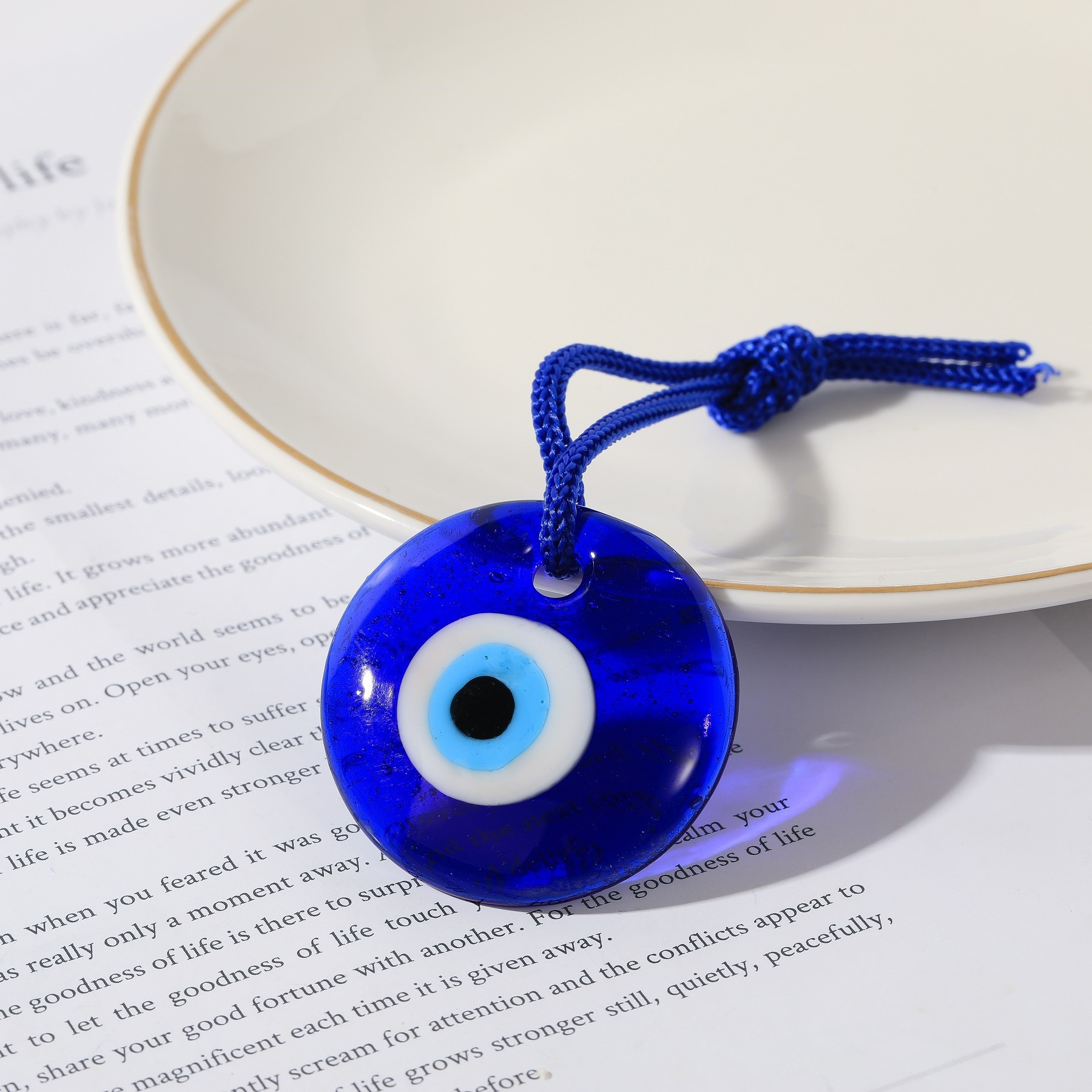 1 buah Liontin Mata Nazar Biru - Car Accessories Evil Eye ulasan dan harga
