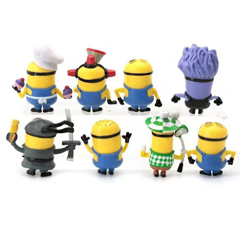 8 Buah/1Set 52TOYS Minion Kart - Car Accessories Walmart ulasan dan harga