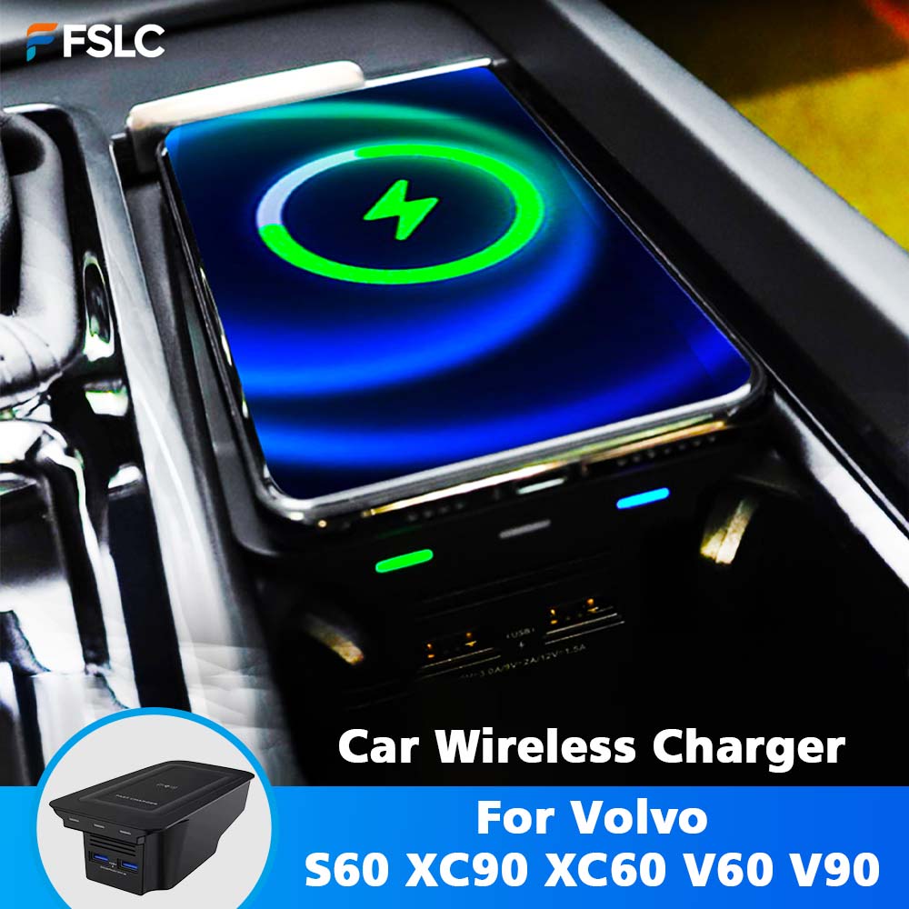 ⭐ Asli ⭐   Pengisi Daya Nirkab - Volvo Car Accessories Xc90 ulasan dan harga
