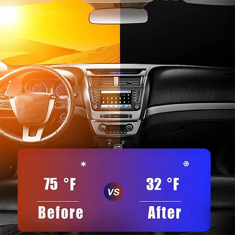 Pelindung Matahari Mobil, Pena - Windshield Sun Shade ulasan dan harga