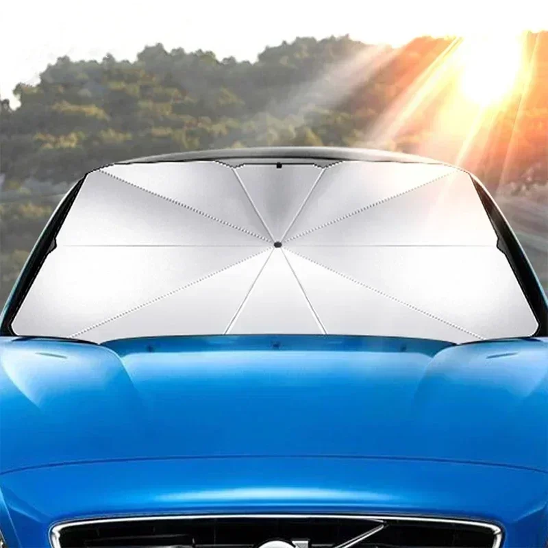 Penutup Kaca Depan Mobil Lipat - Windshield Sun Shade ulasan dan harga