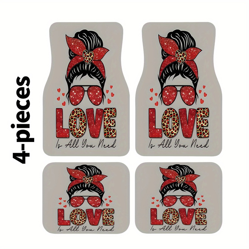 4Pcs Karpet Lantai Mobil, Moti - Car Accessories Bunnings ulasan dan harga
