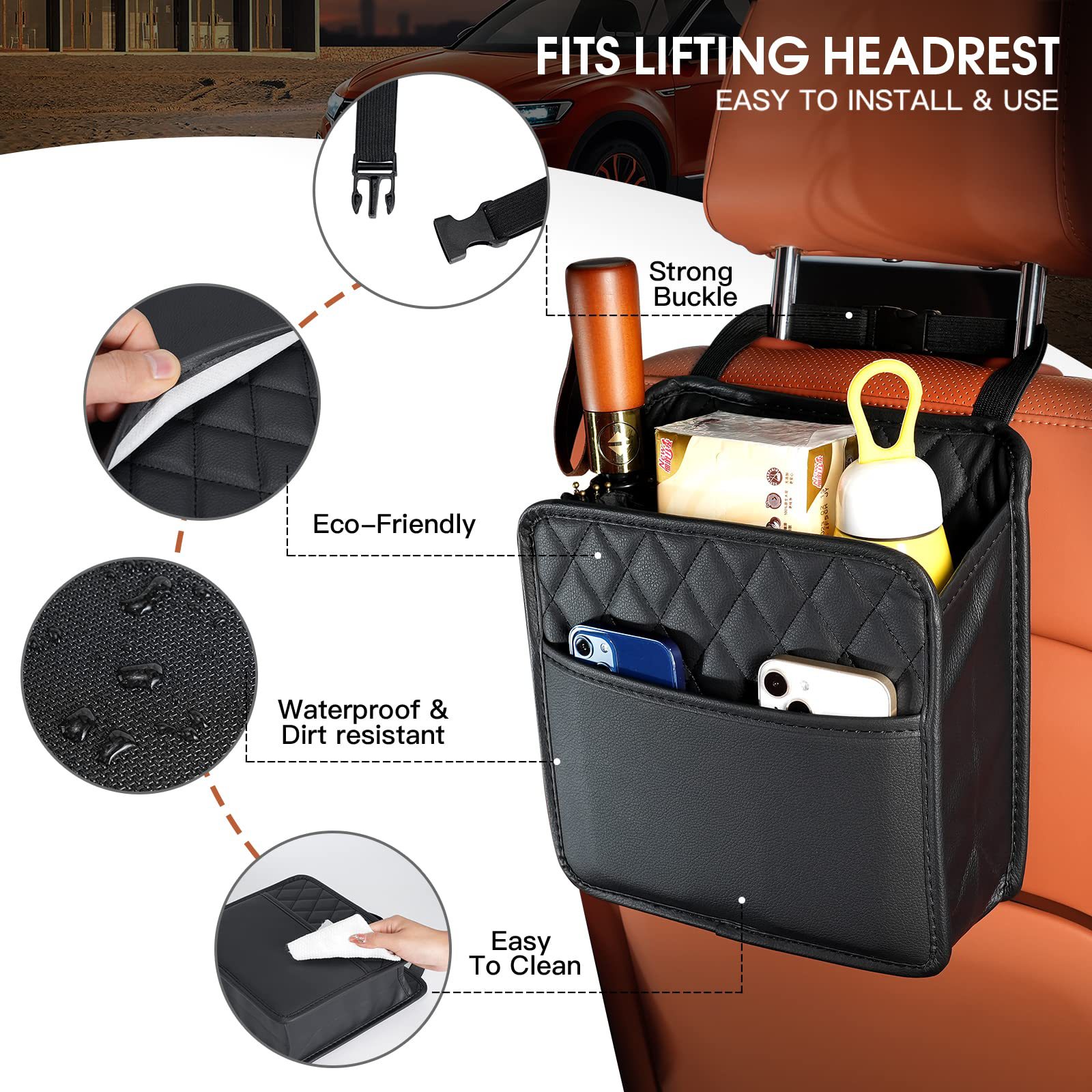 Kantong Penyimpanan Gantung un - Car Accessories Hanging ulasan dan harga