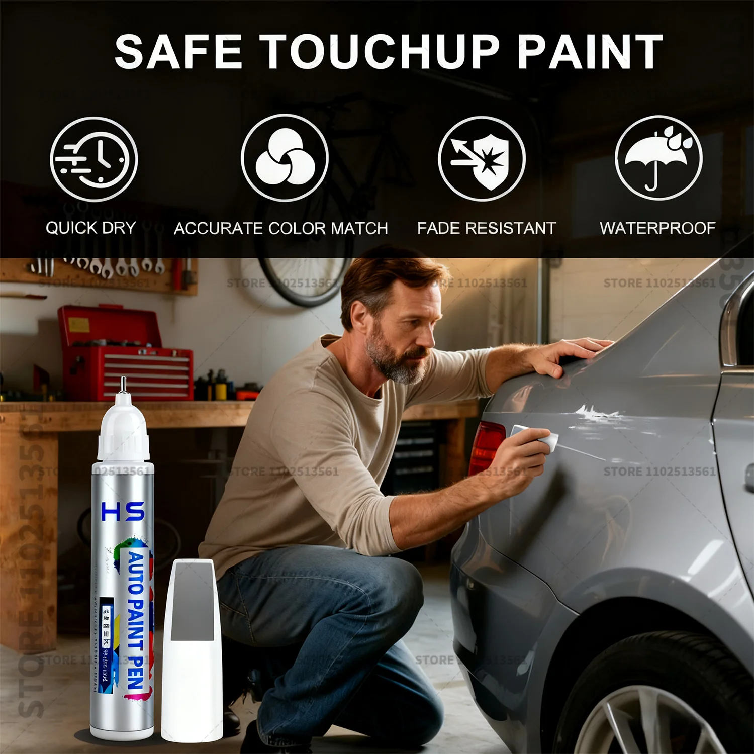 Pena Perbaikan Cat Mobil Untuk - Car Scratch Remover Pen ulasan dan harga