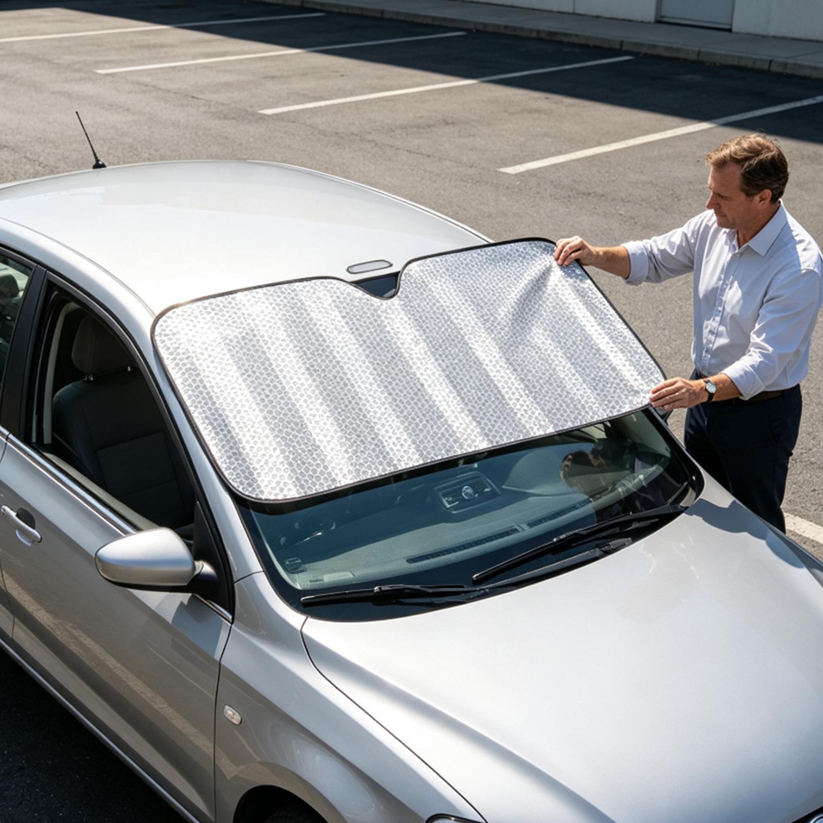 Penutup Kaca Depan Mobil Lipat - Windshield Sun Shade ulasan dan harga