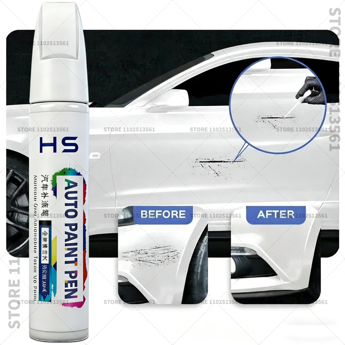 Pena Cat Sentuh Mobil Penghila - Car Scratch Remover Pen ulasan dan harga