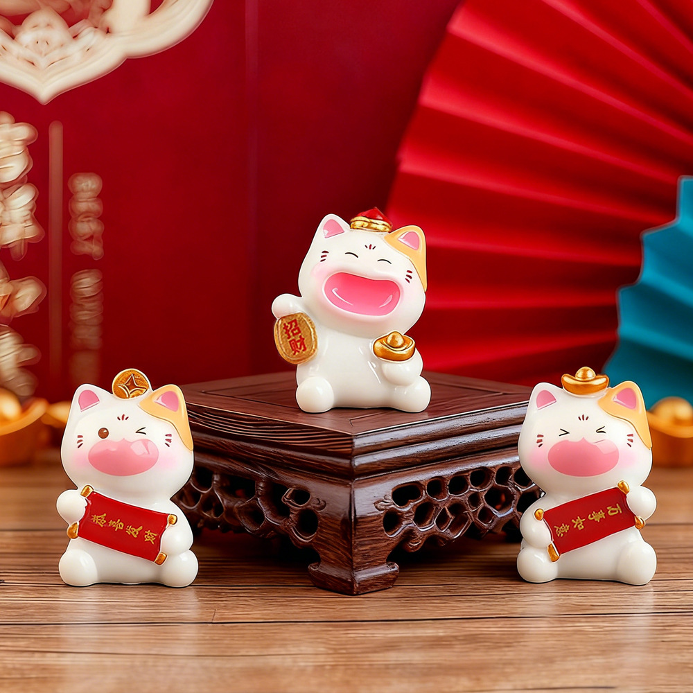 6 Buah Ornamen Kucing Keberunt - Car Accessories Walmart ulasan dan harga