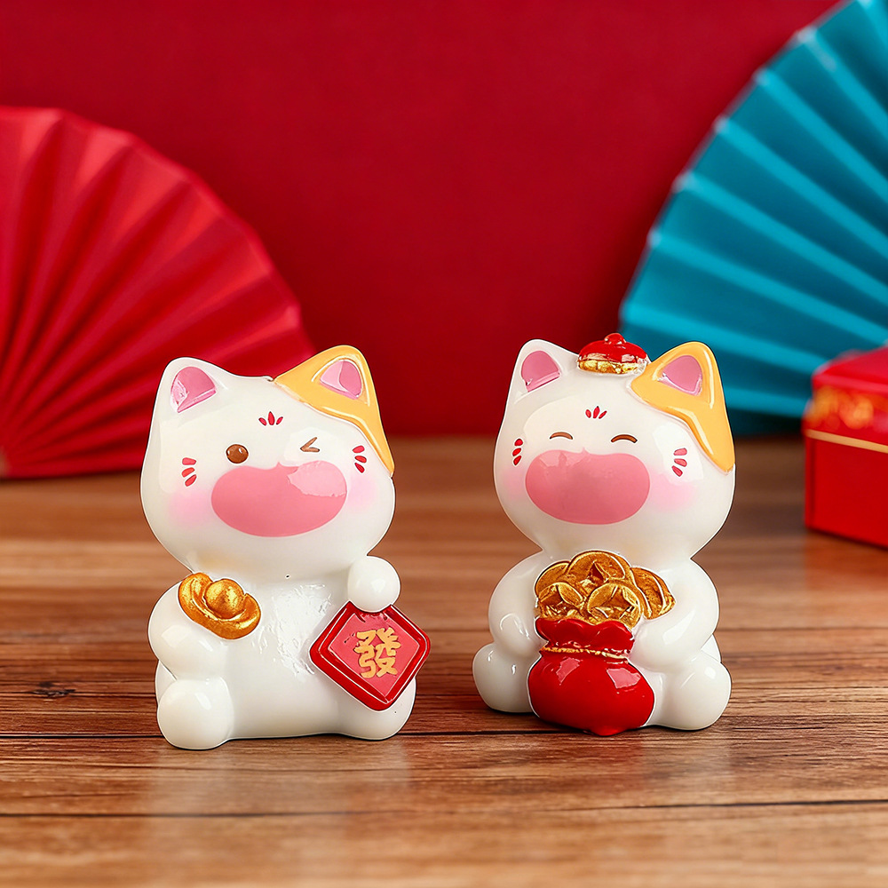 6 Buah Ornamen Kucing Keberunt - Car Accessories Walmart ulasan dan harga