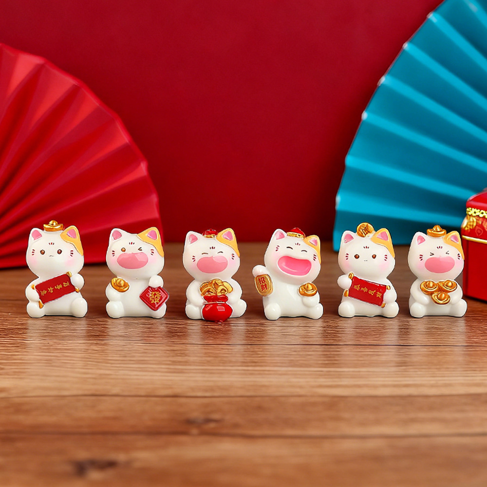 6 Buah Ornamen Kucing Keberunt - Car Accessories Walmart ulasan dan harga