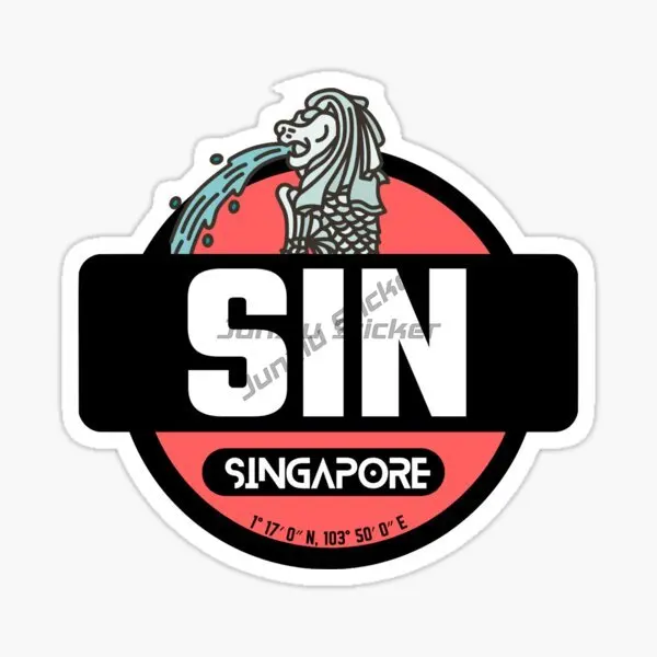 Stiker PVC Kreatif Lambang Mer - Car Accessories Singapore ulasan dan harga