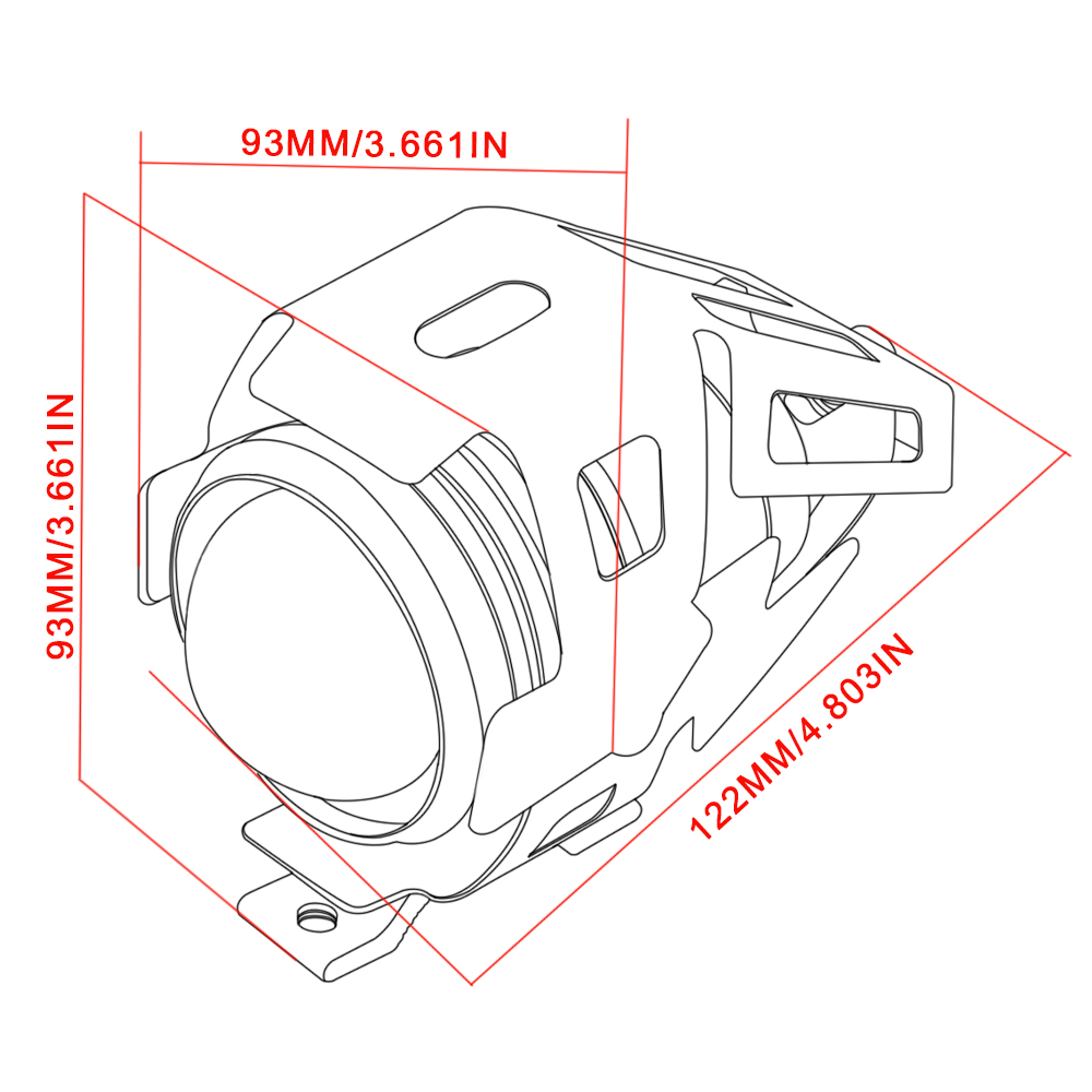 Lampu depan sepeda motor logam - Car Accessories Xcent ulasan dan harga